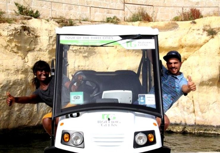 Tour Malta's Three Cities on electric buggy  3 hours
